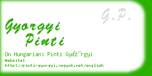 gyorgyi pinti business card